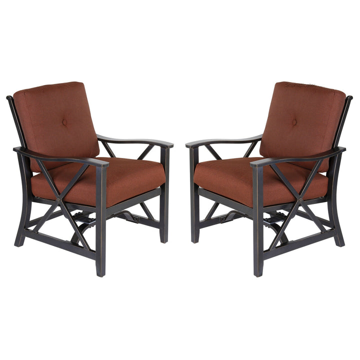RHINE Collection Patio Set (2 chairs + 1 bistro table)