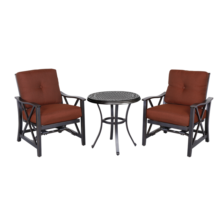 UMBER Collection Patio Set  (2 chairs + 1 bistro table)